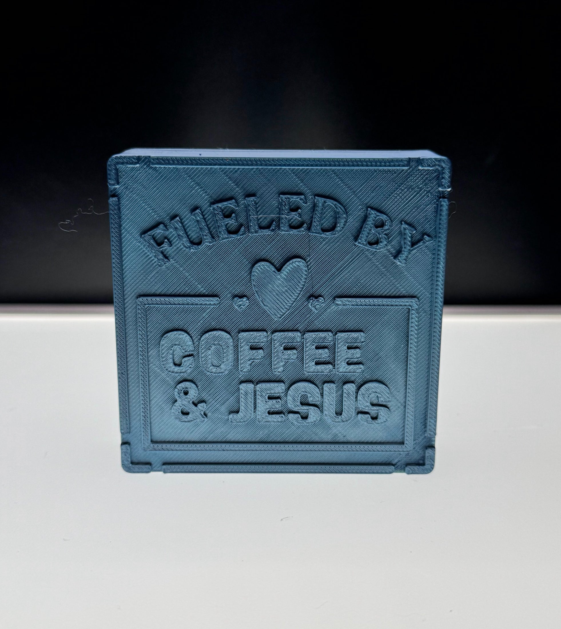 Fueled by Coffee and Jesus Home Decor image 0