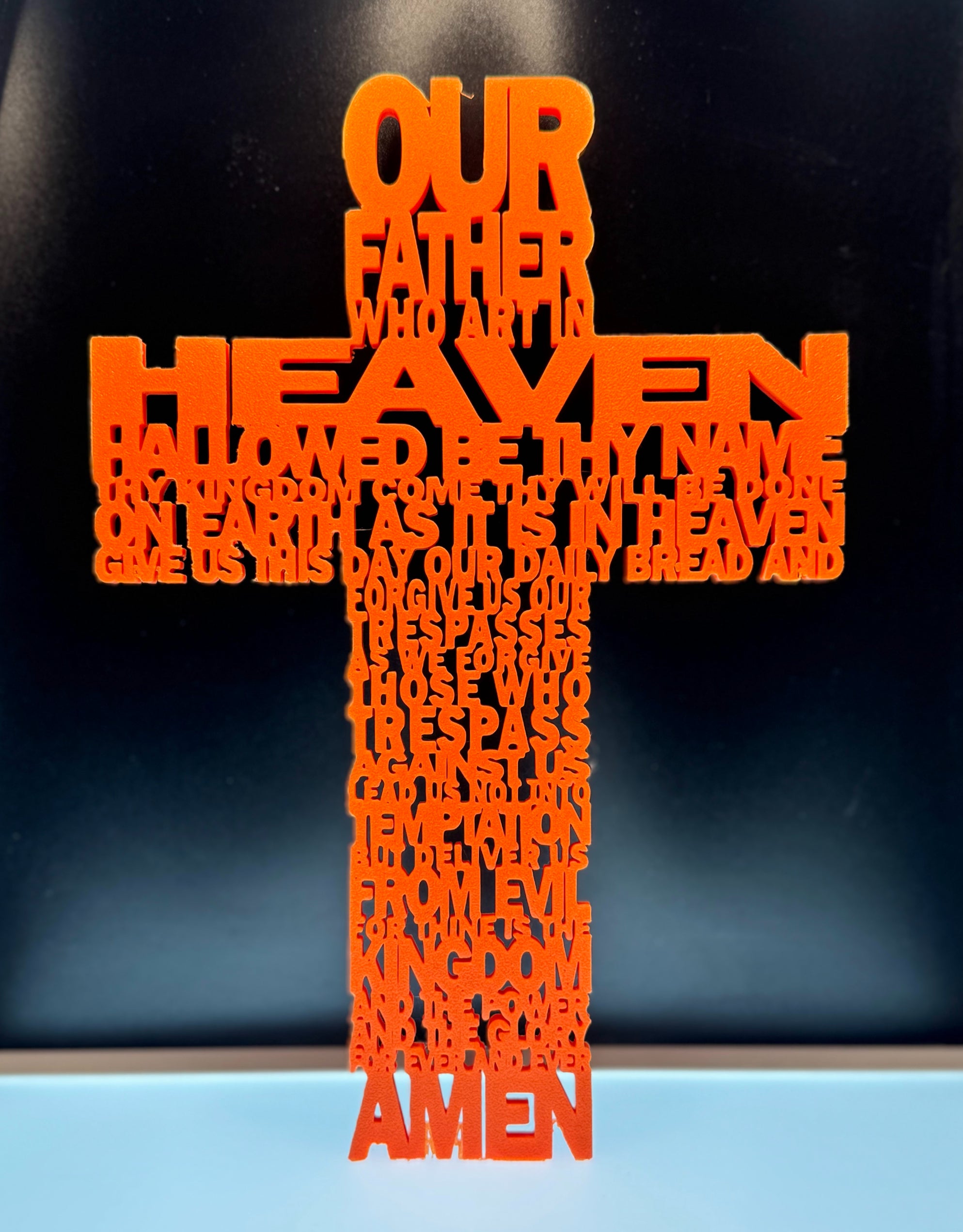 Lord's Prayer Cross Home Decor image 0