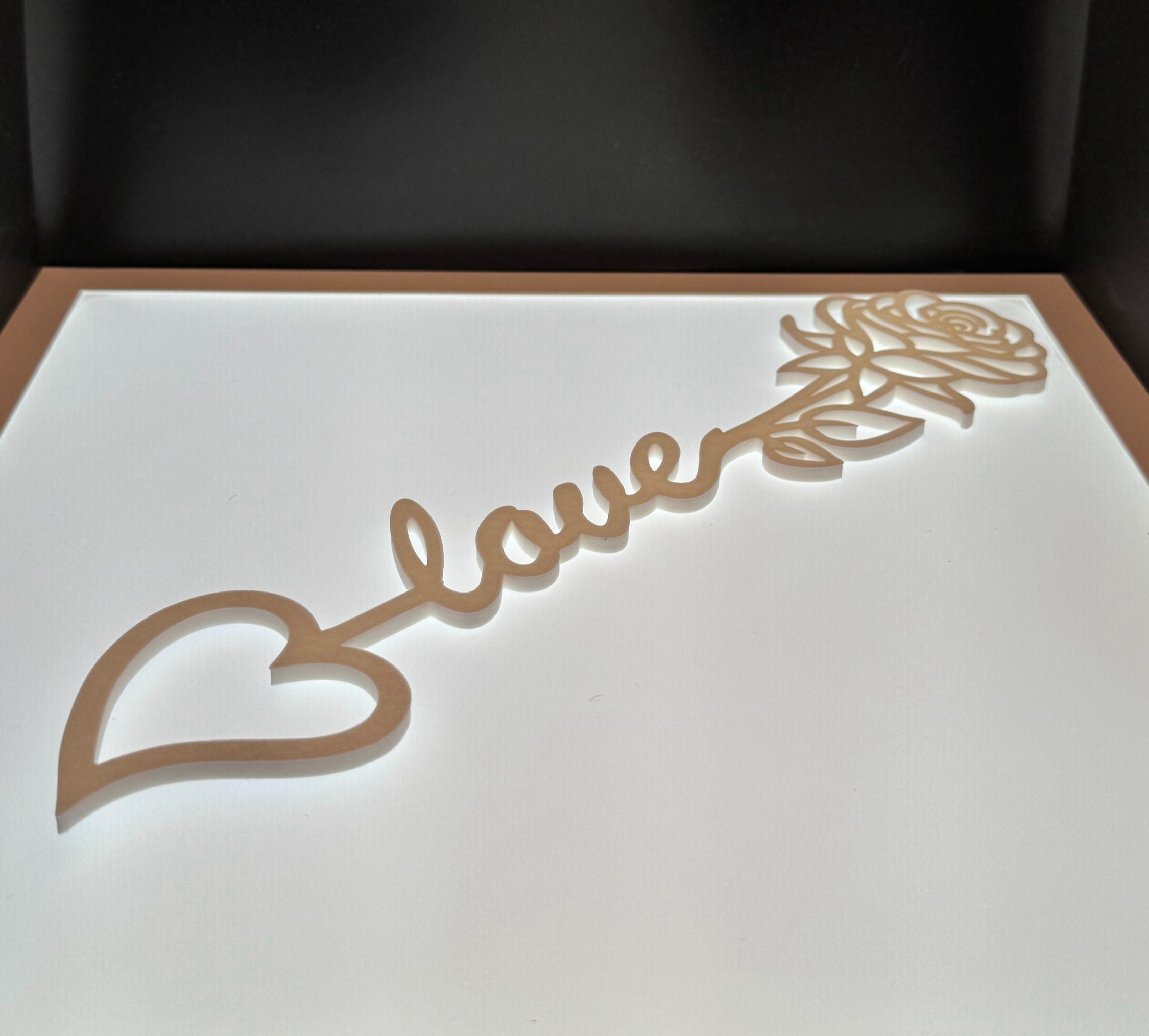 Love Rose with Heart Home Decor image 0