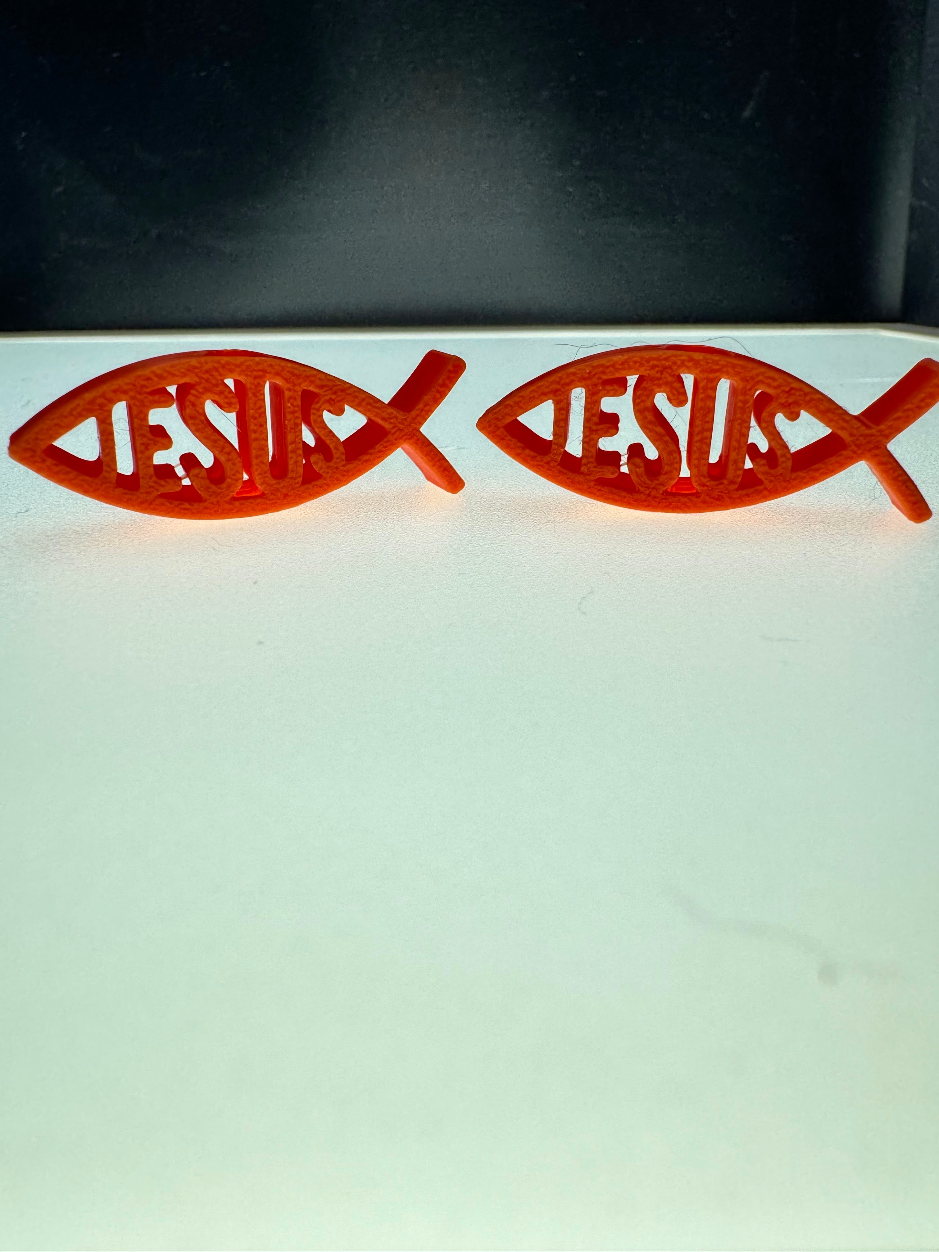 Jesus Fish Drawstring Beads image 0